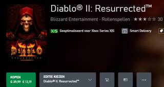 Diablo II: Resurrected voor €13,19 bij Battle.net