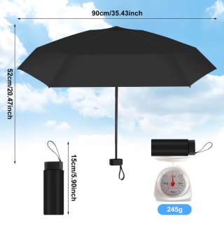 Mini Paraguas RISVOWO 90 cm por solo 8,99€