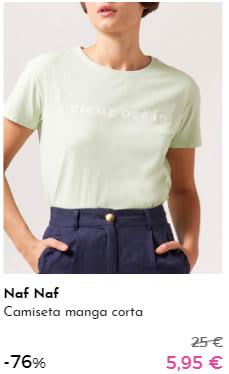 NAF NAF - Camisetas desde 2,95€