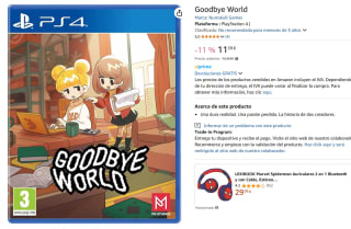 Juego Goodbye World para PS4 por 11,39€