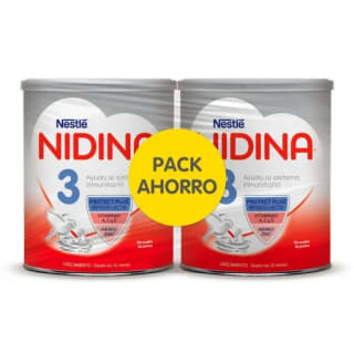Leche Nidina 3 (2x800g) por 17€