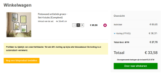 52% korting op fotowanden