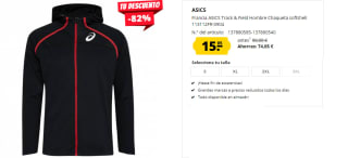 Chaqueta Softshell para Hombre Asics Francia ASICS Track & Field por 15.95€