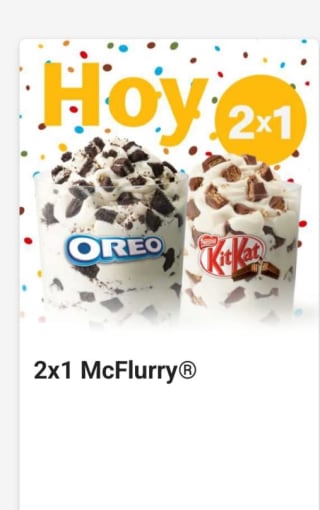 2x1 en MCFlurrry