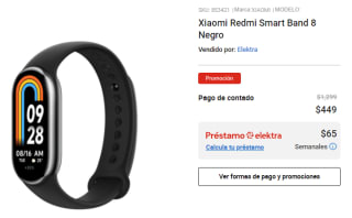 Xiaomi Redmi Smart Band 8 por $449 en Elektra