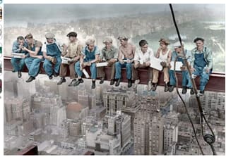 Puzle marca Educa Almuerzo en Nueva York de 1500 piezas por 9€