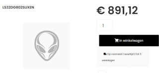 Samsung Odyssey OLED G8 G80SD 32" (LS32DG802SUXEN) Zilver voor €891,12 bij Caps