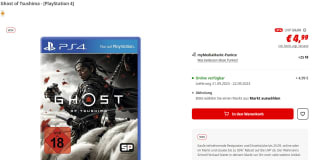 Ghost of Tsushima voor €4,99 bij de MediaMarkt in Duitsland