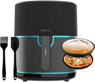 Cecotec Freidora de Aire sin Aceite de 6.5L Cecofry Fantastik Inox 6500 Pack por 59,90€