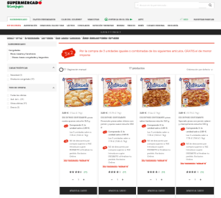 Pizza DR.OETKER RISTORANTE cuatro quesos estuche 340g por 3,89€