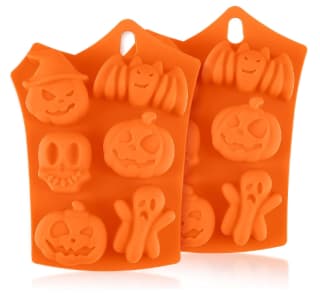 2 unidades Moldes de Silicona para Hornear para Halloween por solo 1.99€