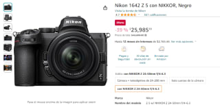 Nikon 1642 Z 5 con NIKKOR 24-50mm por $25,985 en Amazon