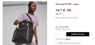 Bolsa Puma Essential Tote por 14.99€