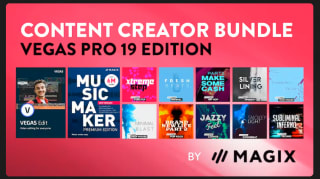 MAGIX Content Creator Bundle inclusief VEGAS Pro 19 voor €22,29 bij Fanatical