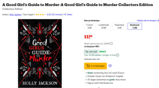 A Good Girl’s Guide to Murder Collectors Edition hardcover voor €11,99 bij Bol