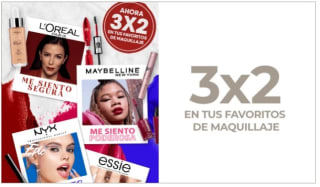 3×2 en productos maquillaje en Primor.