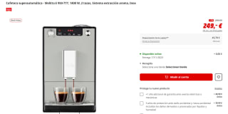 Cafetera superautomática Melitta E 950-777, 1400 W por 239€