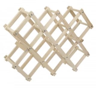 Botellero Plegable Madera 50x13,5x37cm GIMEL Trouvaille de Grand-Mère