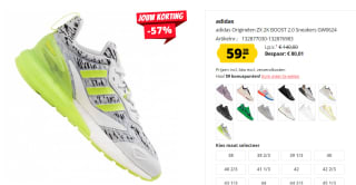 adidas Originals ZX 2K BOOST 2.0 UNISEX - Sneakers voor €55,98 bij Sport korting