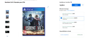 Resident Evil 2 Remake para PS4 por 14,99€