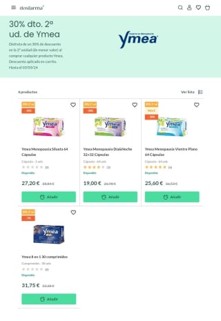 -30% en la Segunda Unidad Ymea desde Dosfarma.