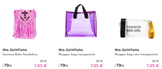 Bolsos Iria Quintana para verano por 7,95€