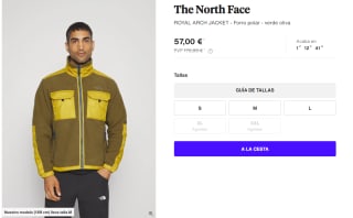 Chaqueta para Hombre The North Face ROYAL ARCH JACKET por 57€