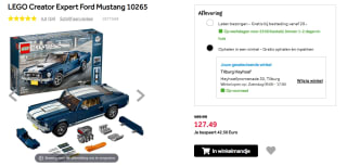 LEGO Creator Expert Ford Mustang 10265 voor €127,49 bij Intertoys
