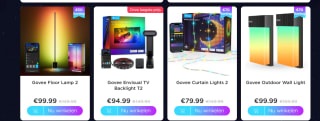 Tot 50% korting op verlichting bij Govee