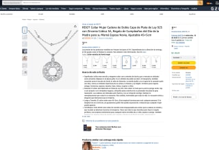 Collar REIOT doble capa Plata de Ley 925 con Zirconia Cúbica 3A Mujer por solo 3€