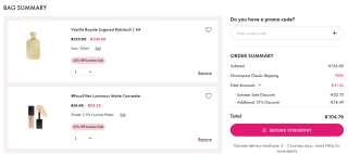 Tot 50% + 15% EXTRA korting vanaf €115 in de Sale bij HudaBeauty