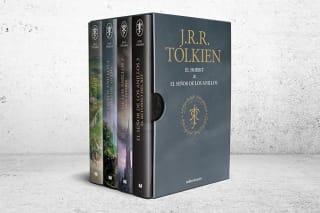 Boxset El Señor de los Anillos Trilogía + El Hobbit (Español) por $1,252 en Amazon