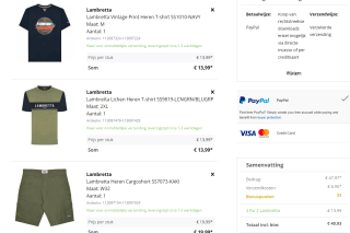 2+1 gratis op alle herenkleding van Lambretta bij Sport-Korting