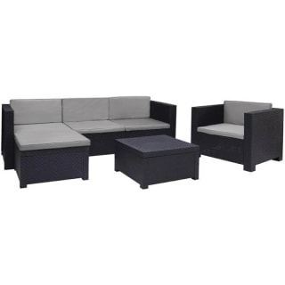 Set de muebles de jardín y terraza Berner Manhattan grafito por 196,95€€