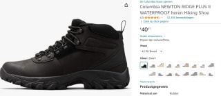 Columbia - Newton Ridge Plus II waterdichte wandelschoenen voor €40,01 bij Amazon