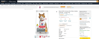 Ração Hill's para Felino de 1kg - R$ 48,78