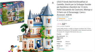 Lego Friends Bed and breakfast in kasteel voor €68,99 bij Amazon