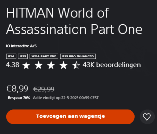 HITMAN World of Assassination Part One voor €8,99 in de Playstation Store