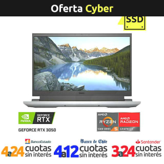 Notebook Gamer G15 5515 AMD Ryzen 5 por $549.990