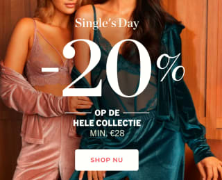 20% Korting op de gehele collectie voor members bij Hunkemöller