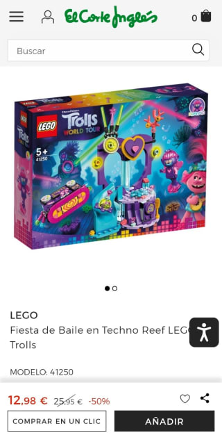Fiesta de Baile en Techno Reef LEGO Trolls por 12,98€.