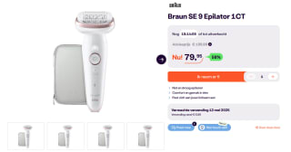 Braun SE 9 Epilator 1CT voor €79,95 bij iBOOD