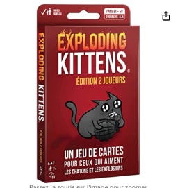 Jeu de Cartes Exploding Kittens à 4,79€