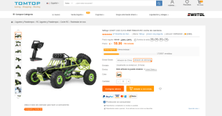 Coche RC Wltoys 12427 50km/h por solo 59,96€