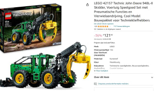 LEGO John Deere 948L-II houttransportmachine voor €121,98 bij Amazon