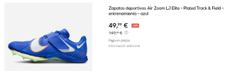 Zapatillas de Hombre Nike Air Zoom LJ Elite Jumping por 49.99€