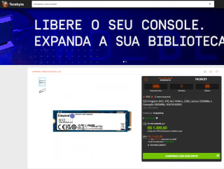 SSD da Kingston de 4TB - R$ 1.399