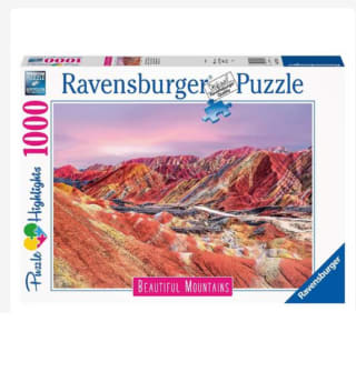 Puzzle Ravensburger Montañas arcoíris, China 1000 piezas por 4.8€