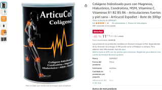 Colágeno hidrolizado puro con Magnesio 300gr por 11,11€