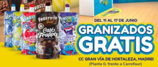 Granizados gratis con Samplia en Madrid